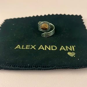 ALEX AND ANI Liberty Copper Spoon Ring